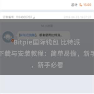 Bitpie国际钱包 比特派钱包下载与安装教程：简单易懂，新手必看