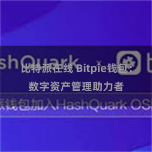 比特派在线 Bitpie钱包：数字资产管理助力者