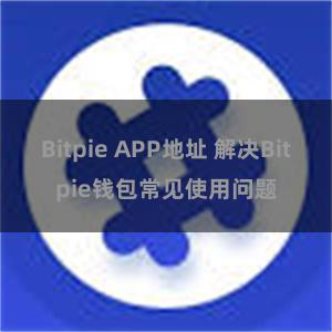 Bitpie APP地址 解决Bitpie钱包常见使用问题