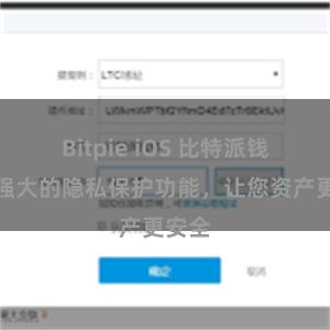 Bitpie iOS 比特派钱包：强大的隐私保护功能，让您资产更安全