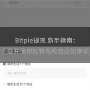 Bitpie提现 新手指南：下载并使用比特派钱包必知事项