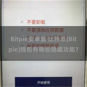 Bitpie安卓版 比特派(Bitpie)钱包有哪些隐藏功能？