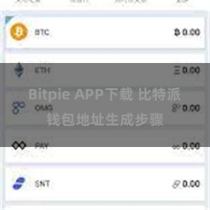 Bitpie APP下载 比特派钱包地址生成步骤
