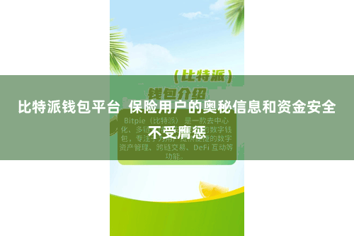 比特派钱包平台  保险用户的奥秘信息和资金安全不受膺惩